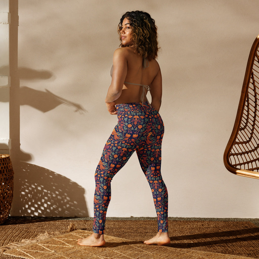Golden Sparrow Yoga Leggings