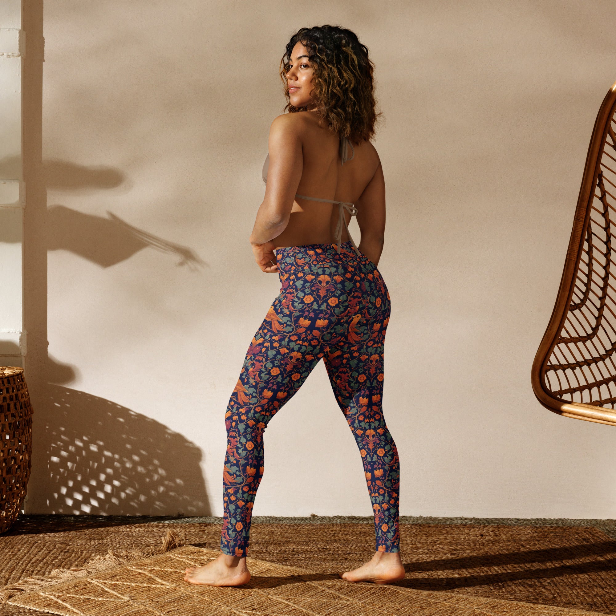 Golden Sparrow Yoga Leggings