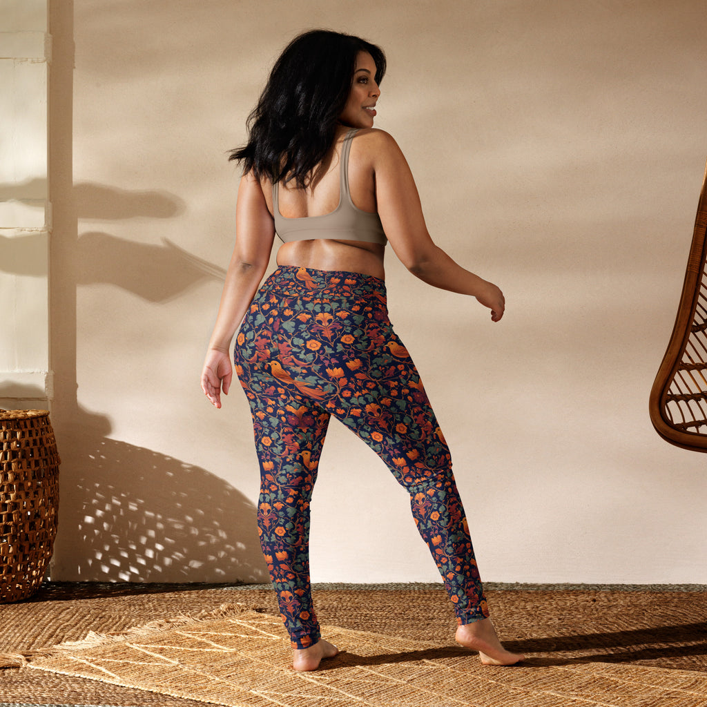 Golden Sparrow Yoga Leggings