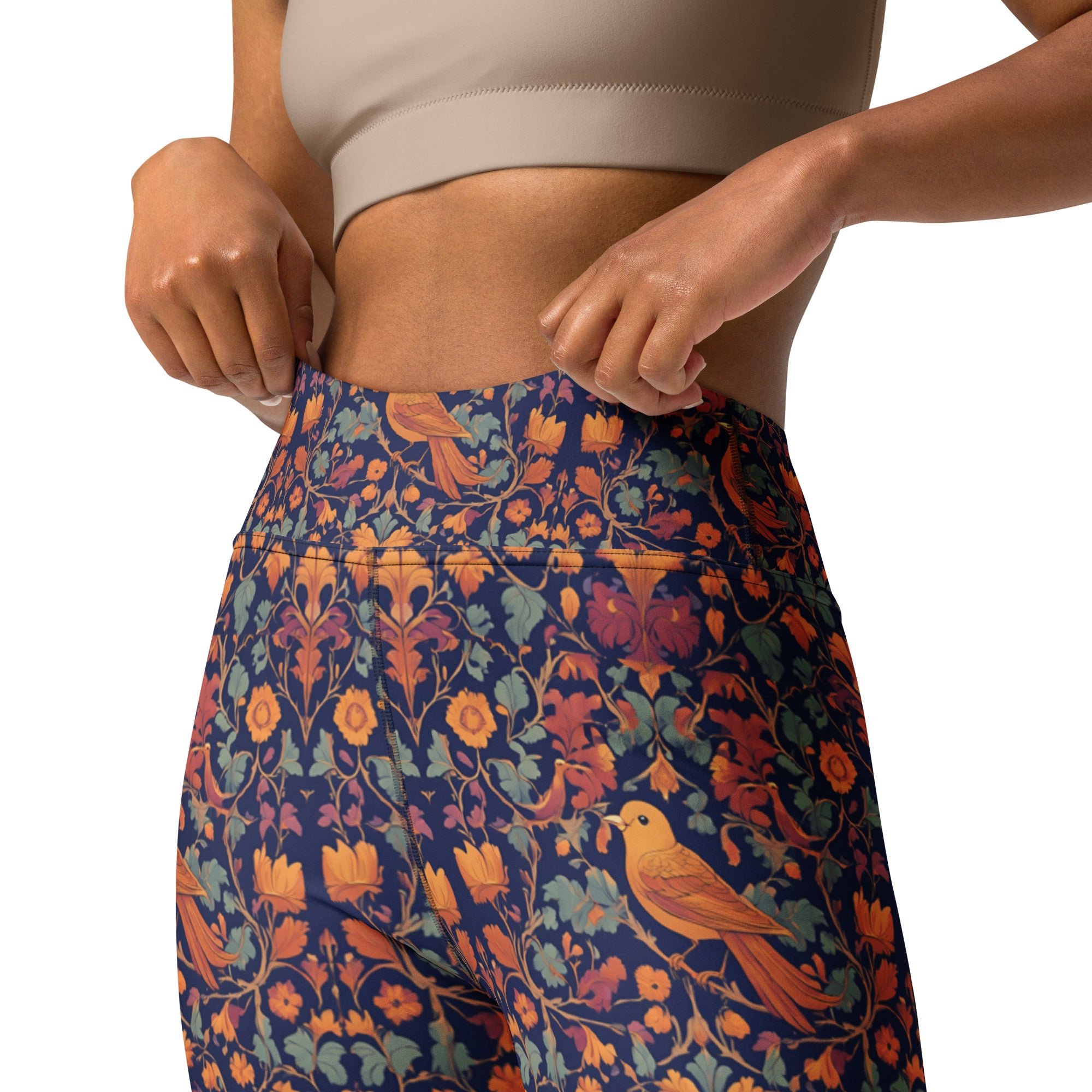 Golden Sparrow Yoga Leggings