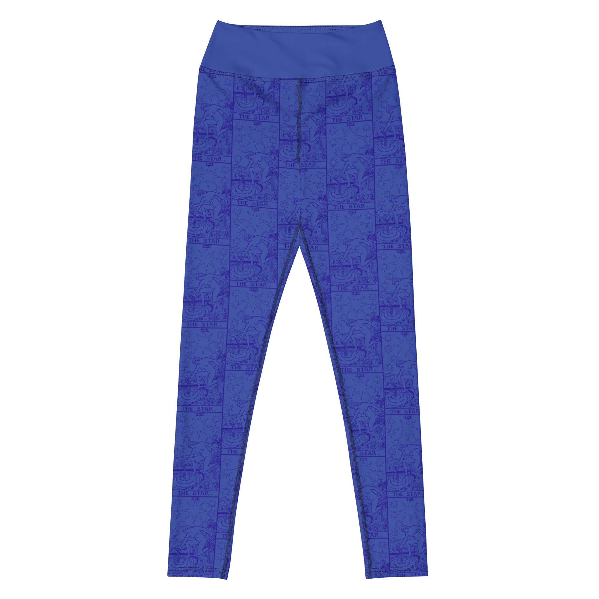 The Star Tarot Card Yoga Leggings