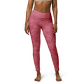 The Lovers Tarot Card Yoga Leggings in Pink