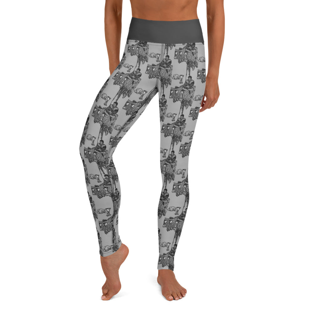 Four of Cups Tarot Card Yoga Leggings