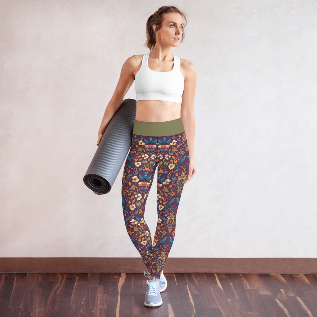 Blue Bird Yoga Leggings