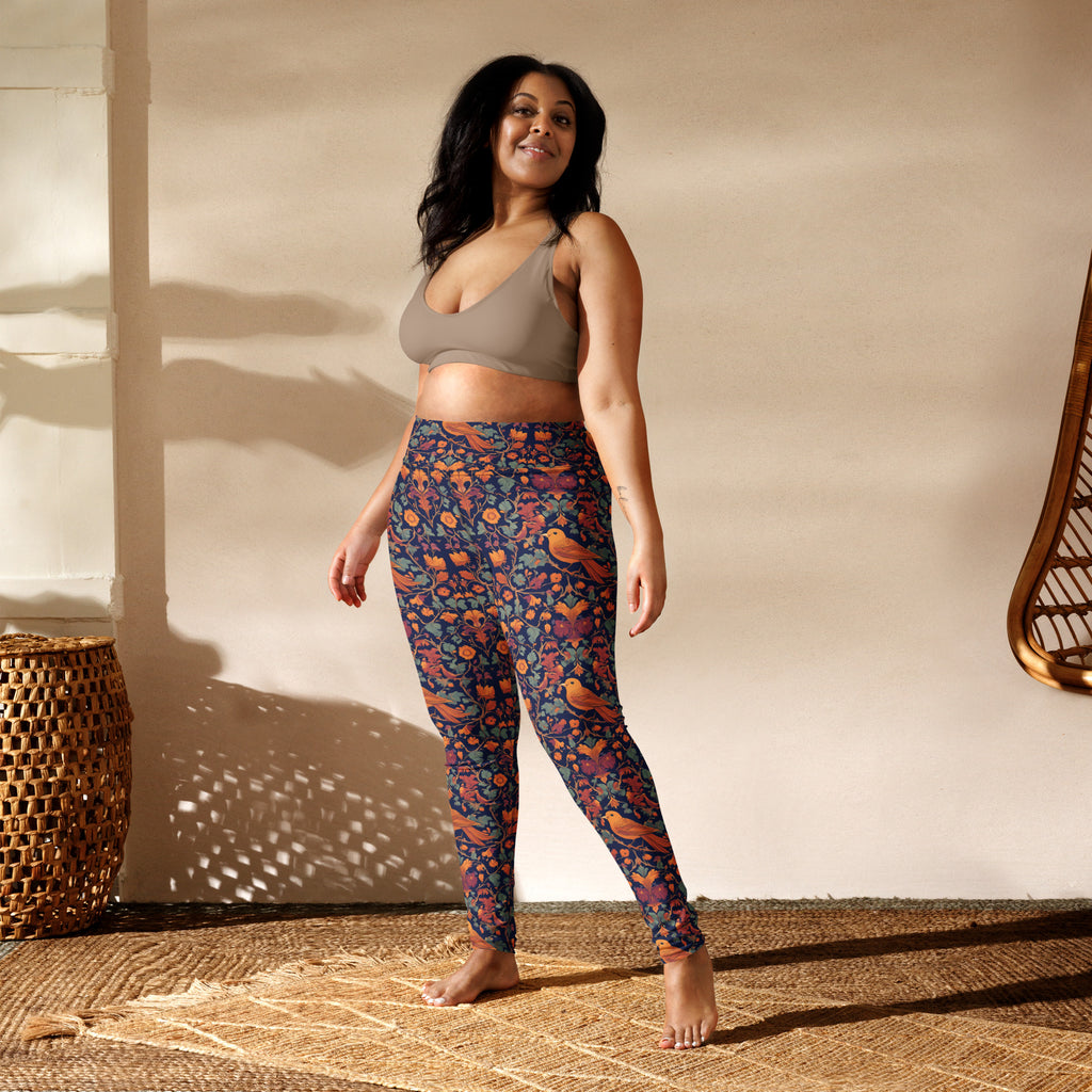 Golden Sparrow Yoga Leggings