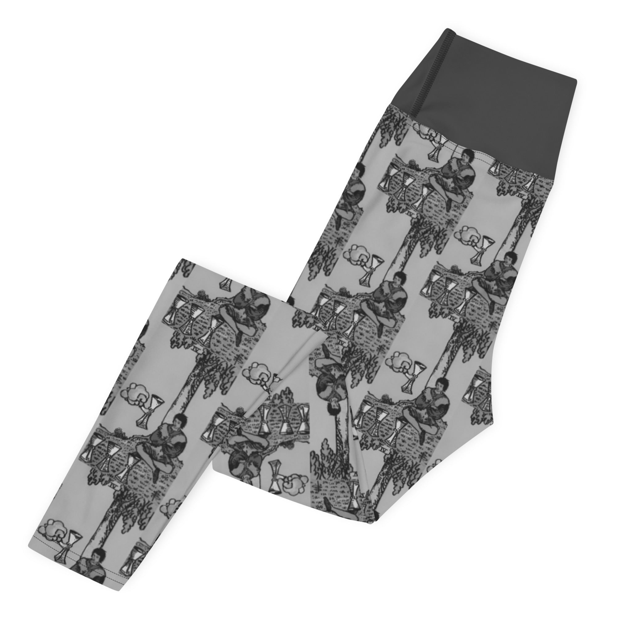 Four of Cups Tarot Card Yoga Leggings