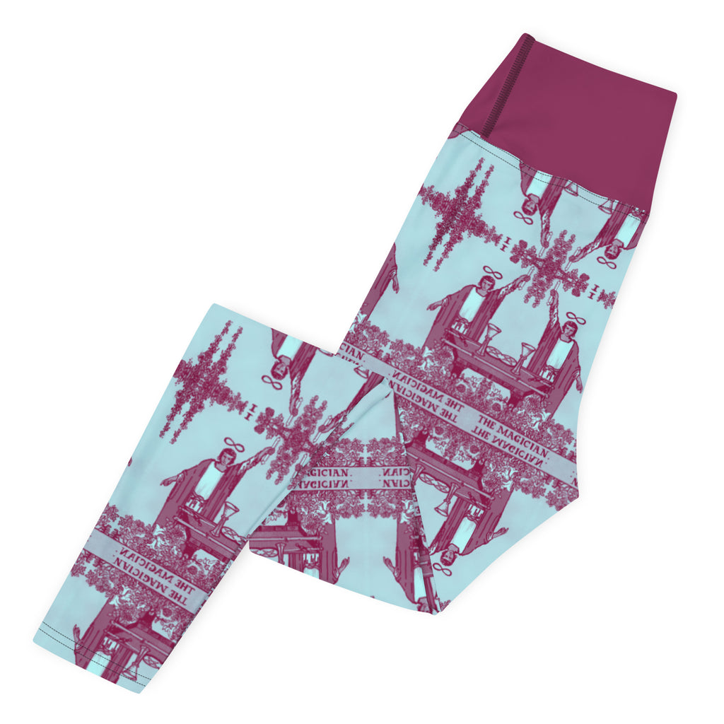 The Magician Tarot Card Yoga Leggings