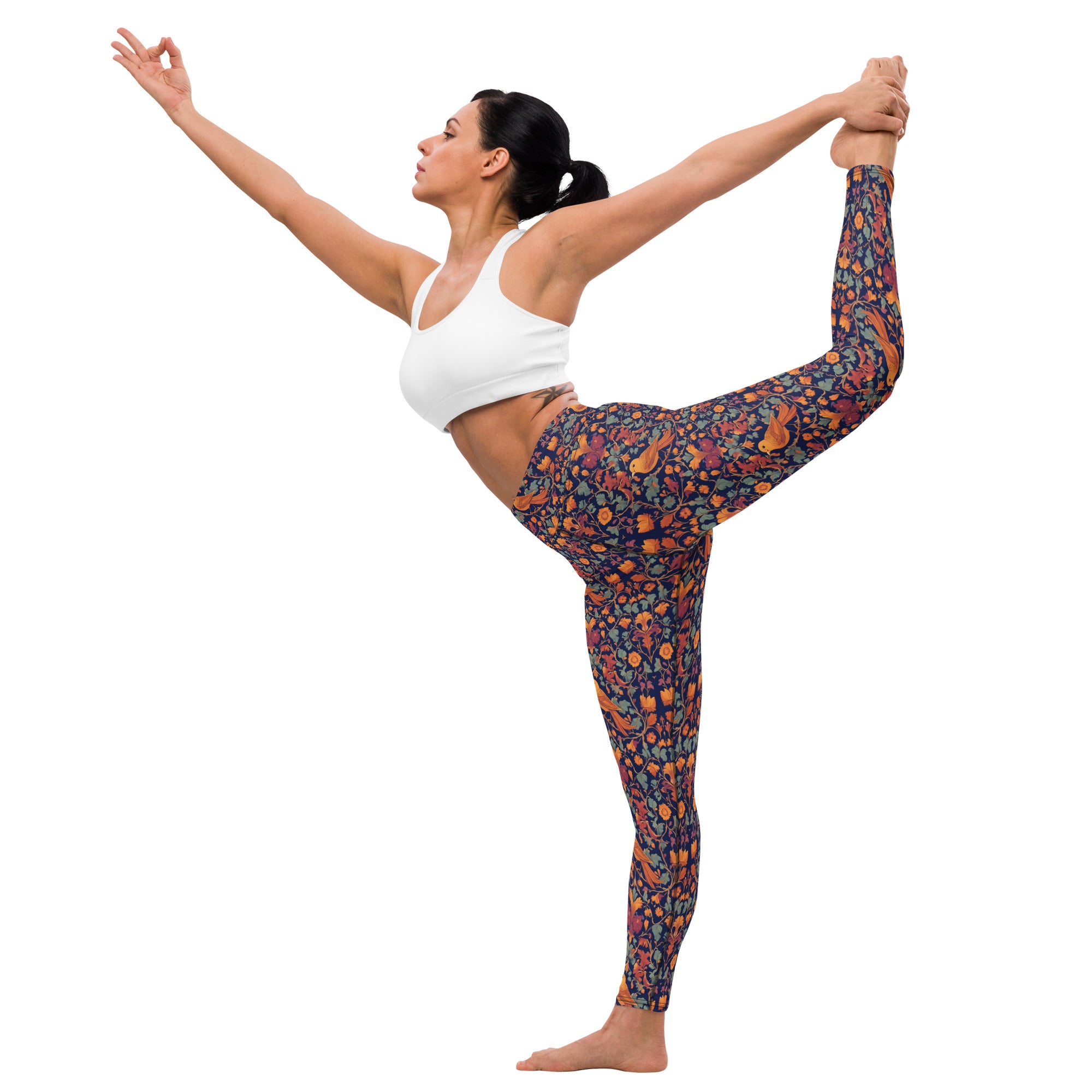 Golden Sparrow Yoga Leggings