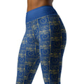 The Moon Tarot Card Yoga Leggings