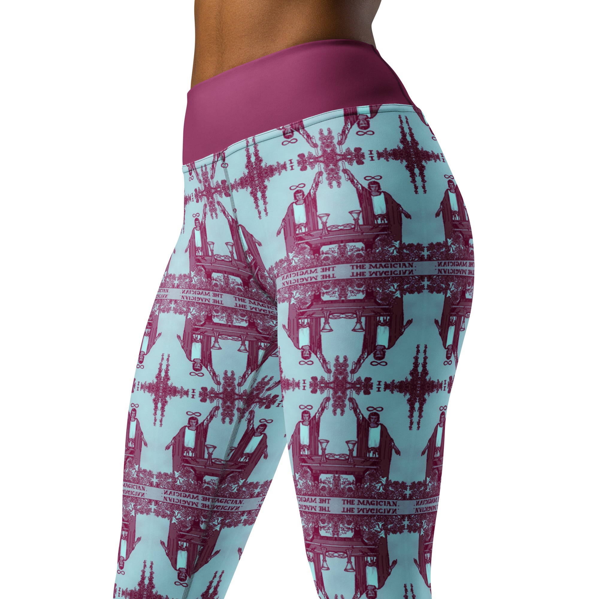 The Magician Tarot Card Yoga Leggings