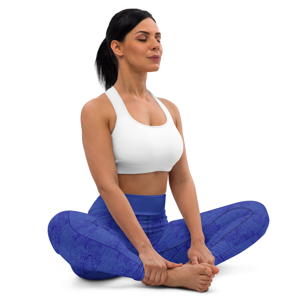 The Star Tarot Card Yoga Leggings