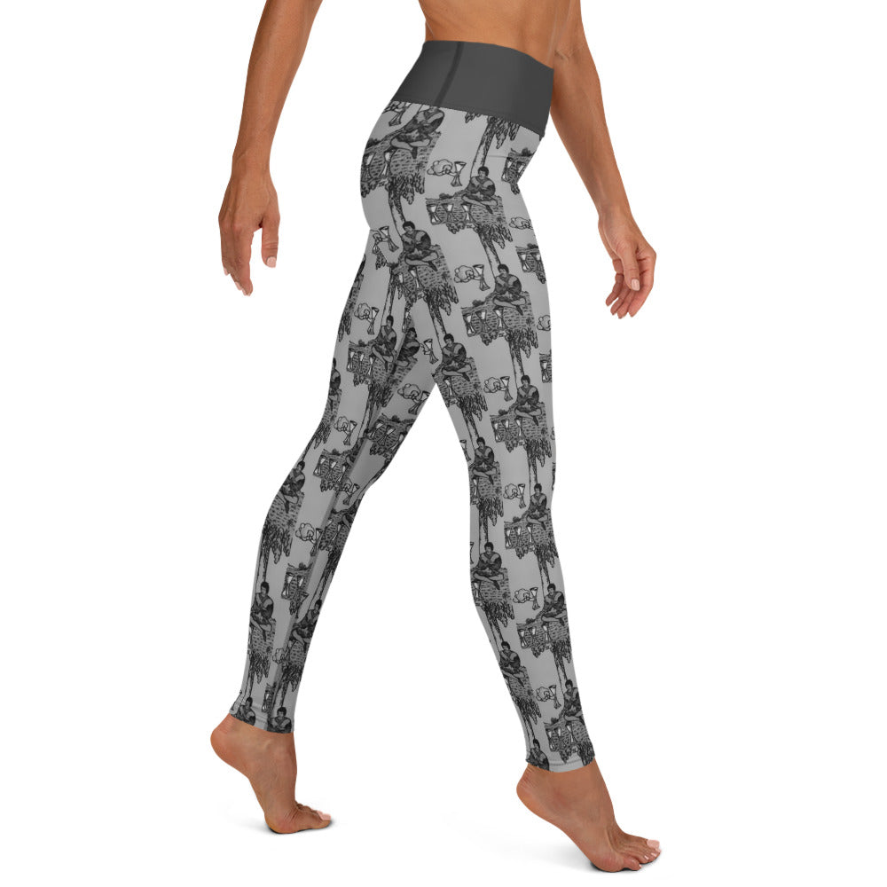 Four of Cups Tarot Card Yoga Leggings