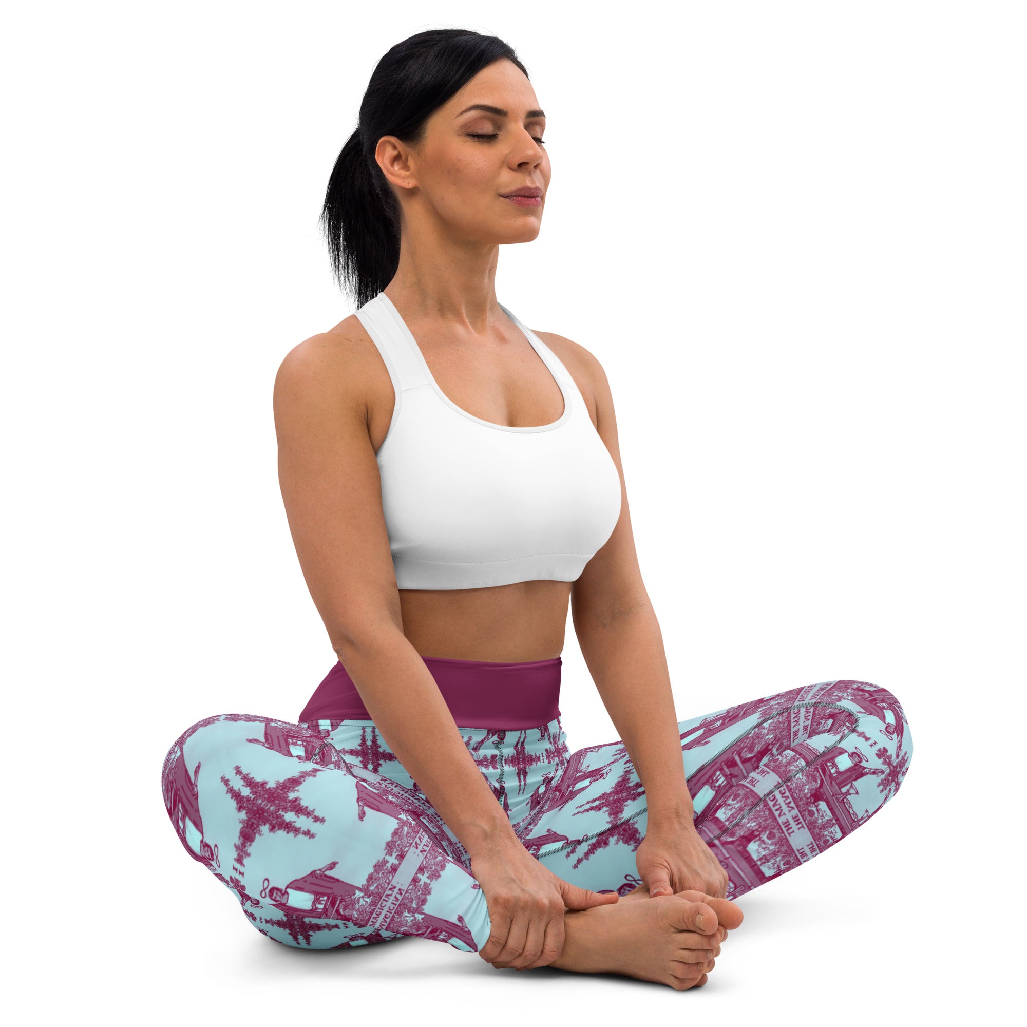 The Magician Tarot Card Yoga Leggings
