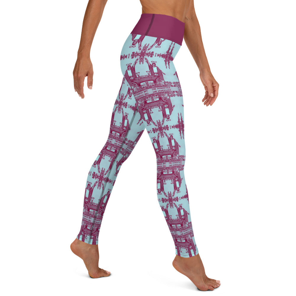 The Magician Tarot Card Yoga Leggings