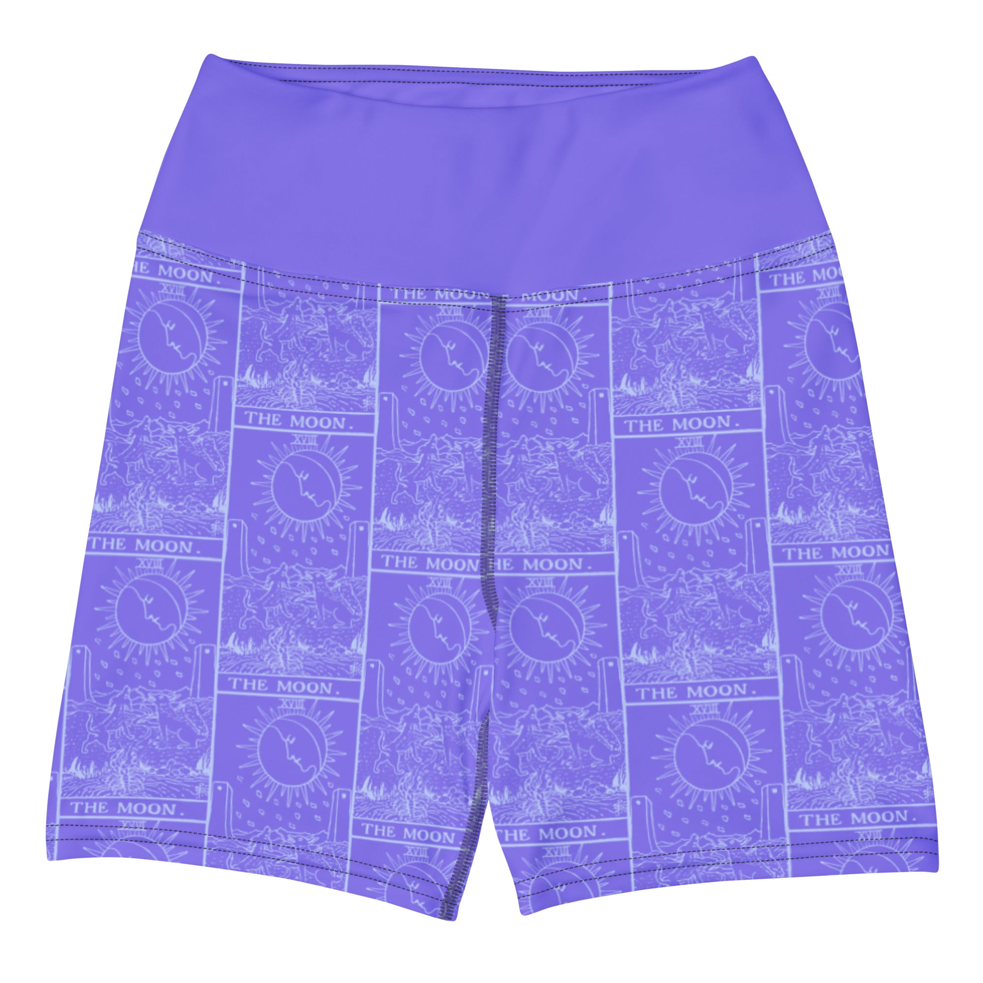 The Moon Tarot Card Bike Shorts