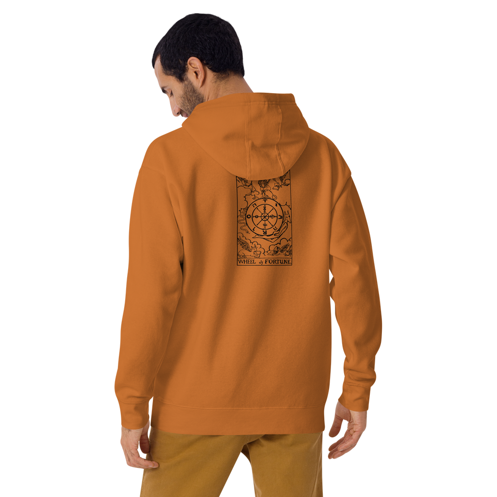 Wheel of Fortune Tarot Card Unisex Hoodie