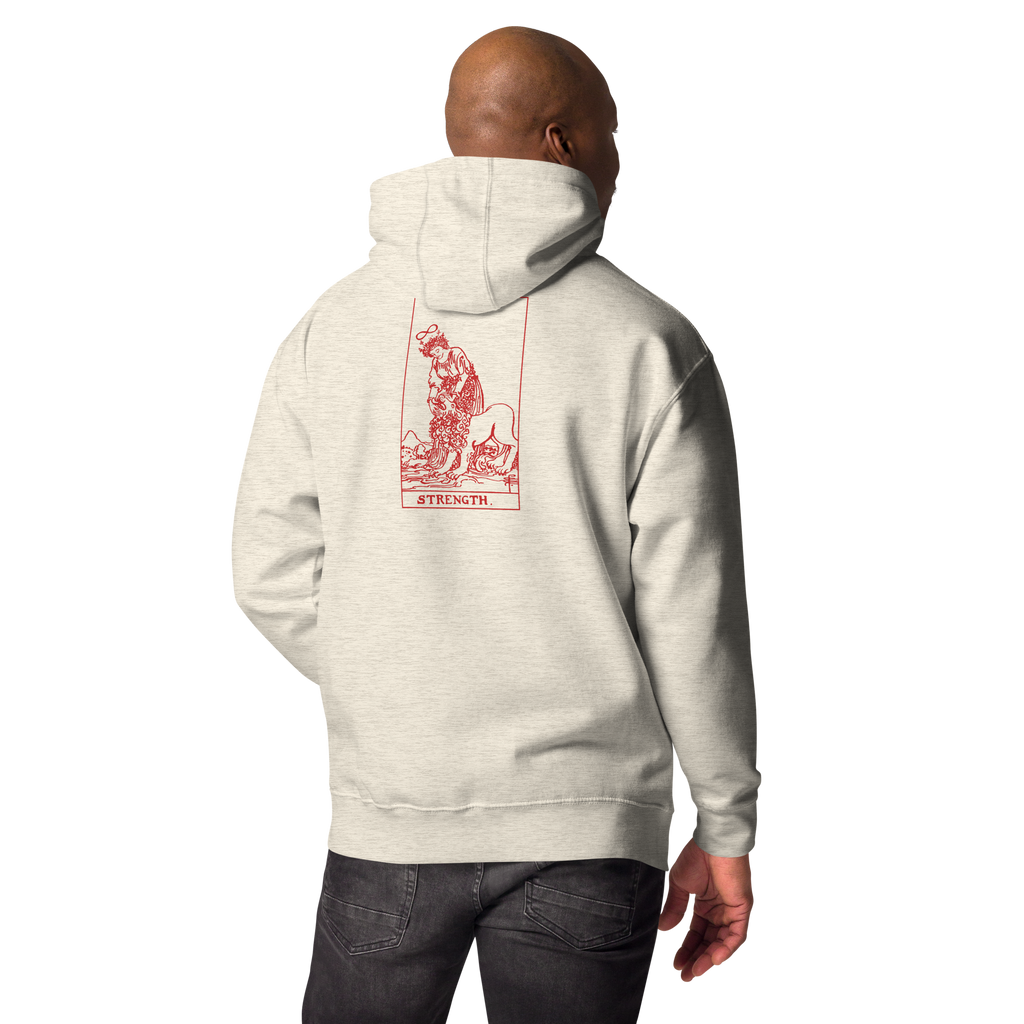Strength Tarot Card Unisex Hoodie