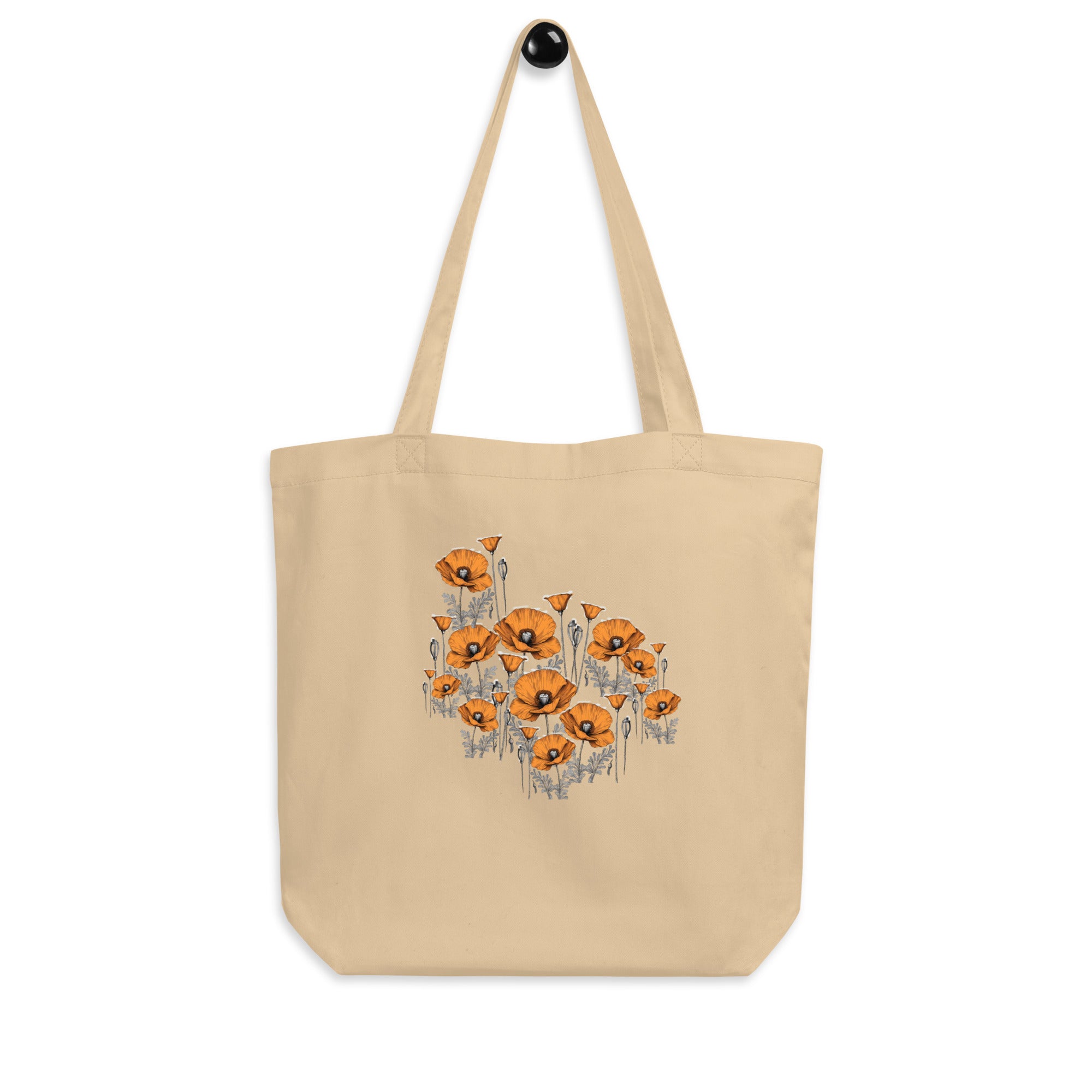 California Poppy Sketch Tote Bag