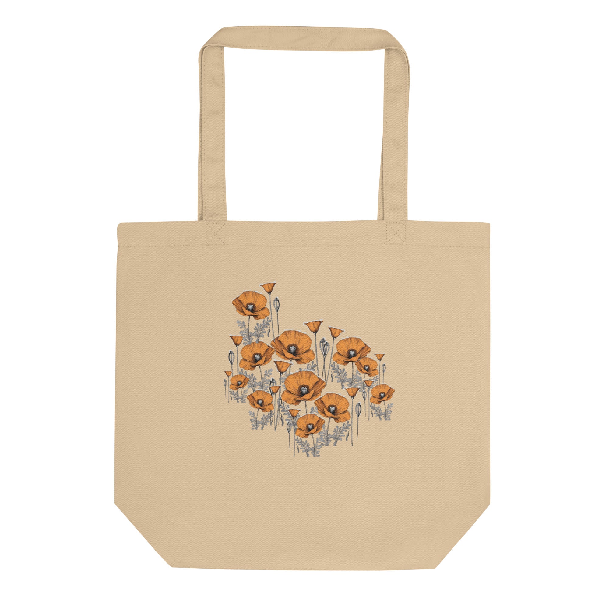 California Poppy Sketch Tote Bag