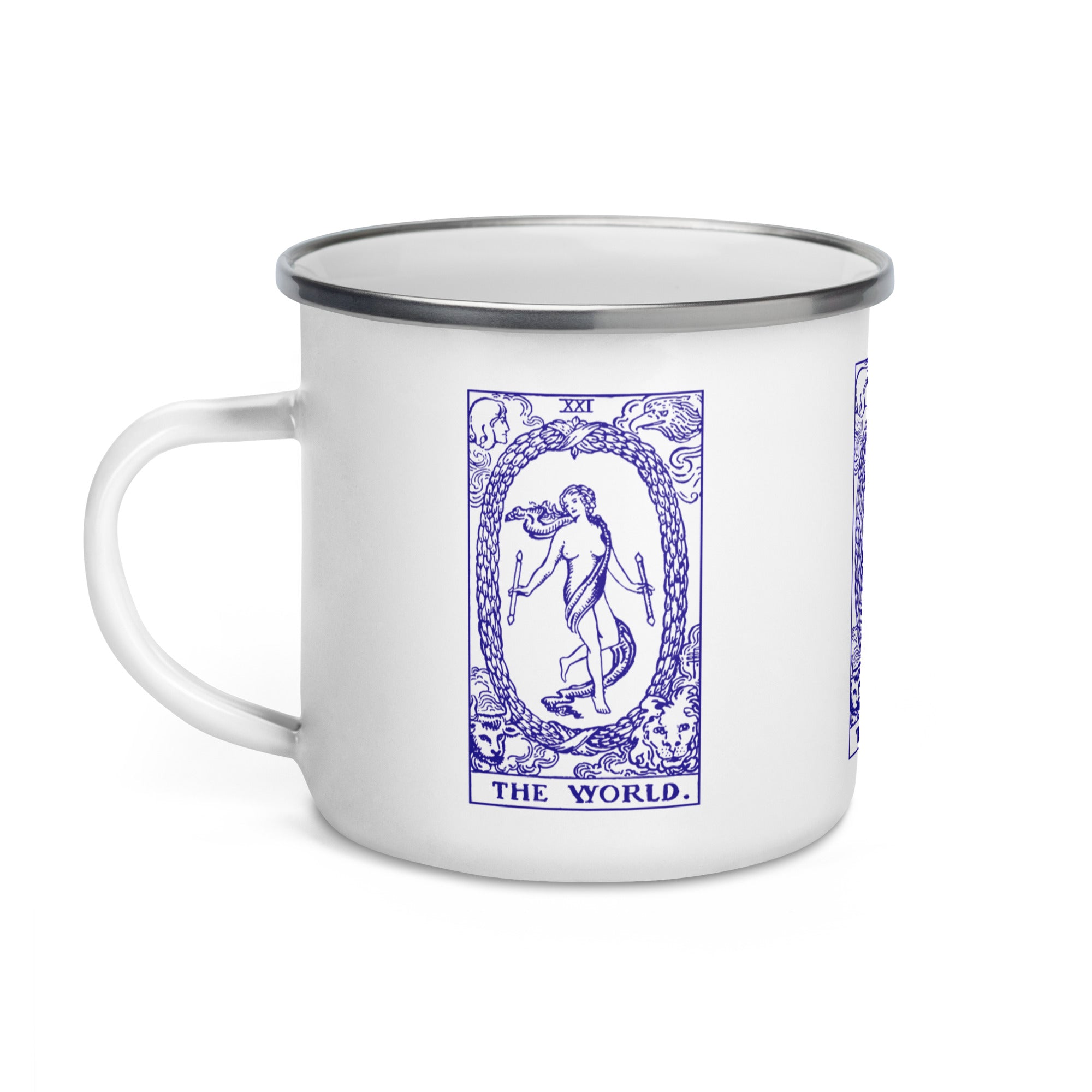The World Tarot Card Camping Mug