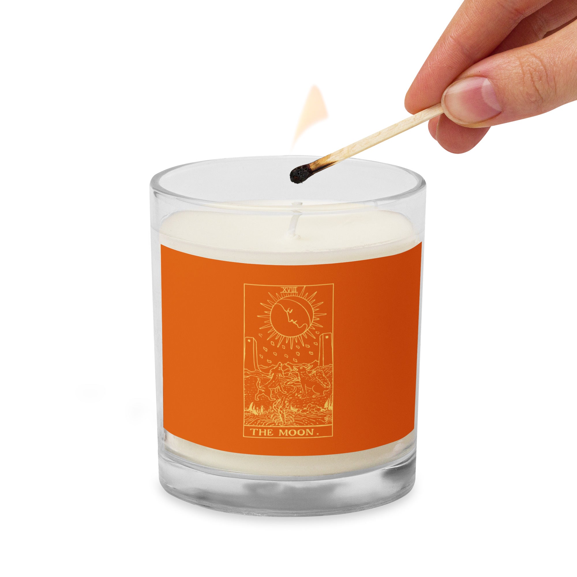 The Moon Tarot Card Scentless Soy Candle