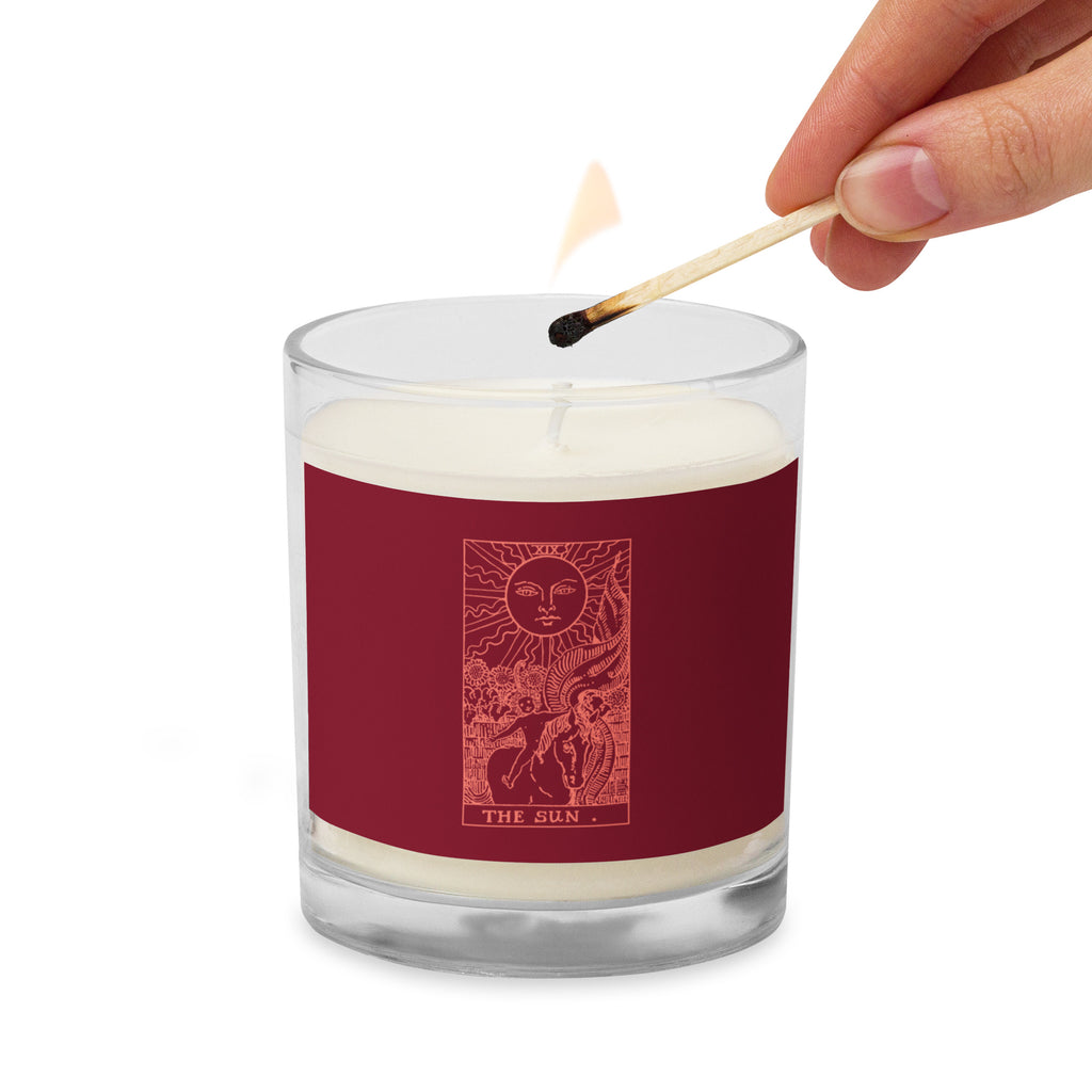 The Sun Tarot Card Scentless Soy Candle