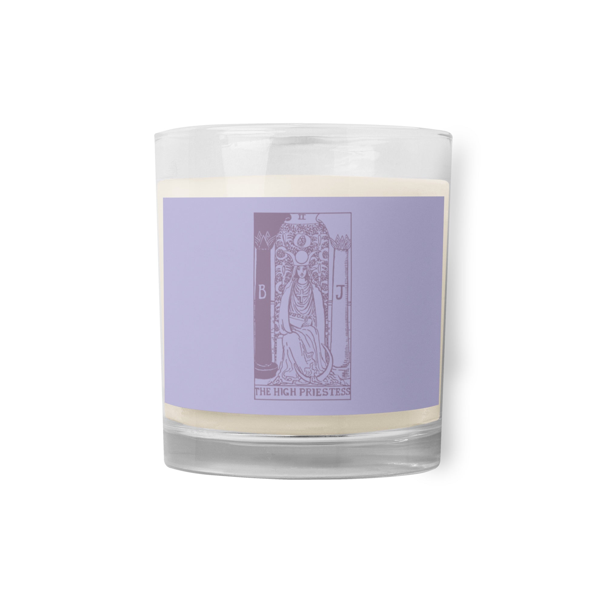 The High Priestess Tarot Card Scentless Soy Candle