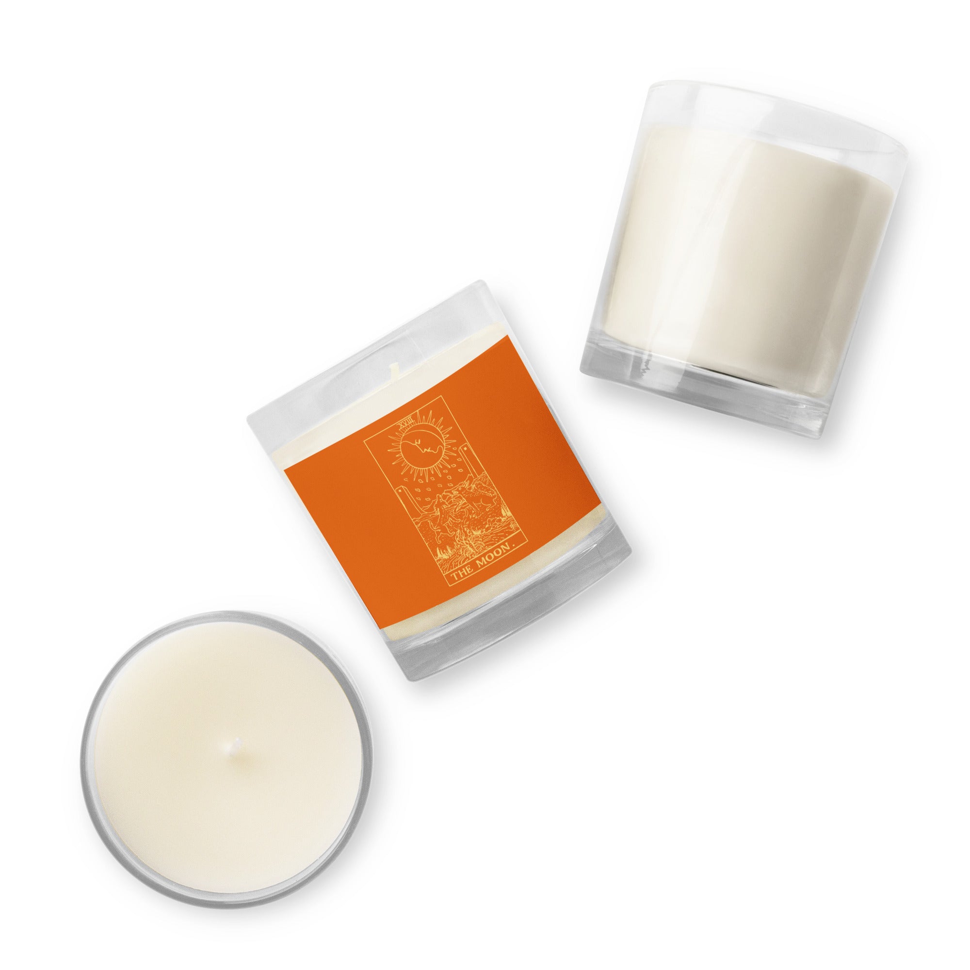 The Moon Tarot Card Scentless Soy Candle
