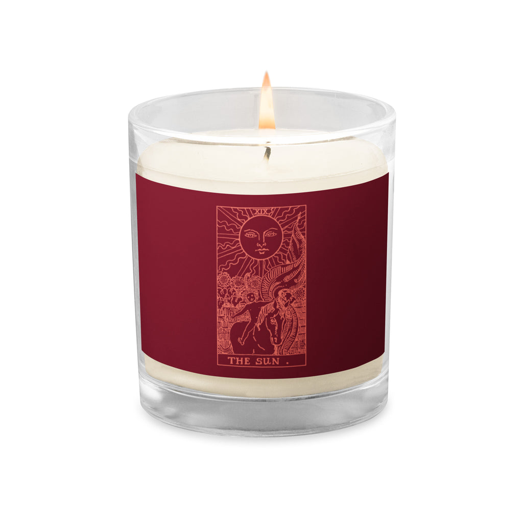 The Sun Tarot Card Scentless Soy Candle
