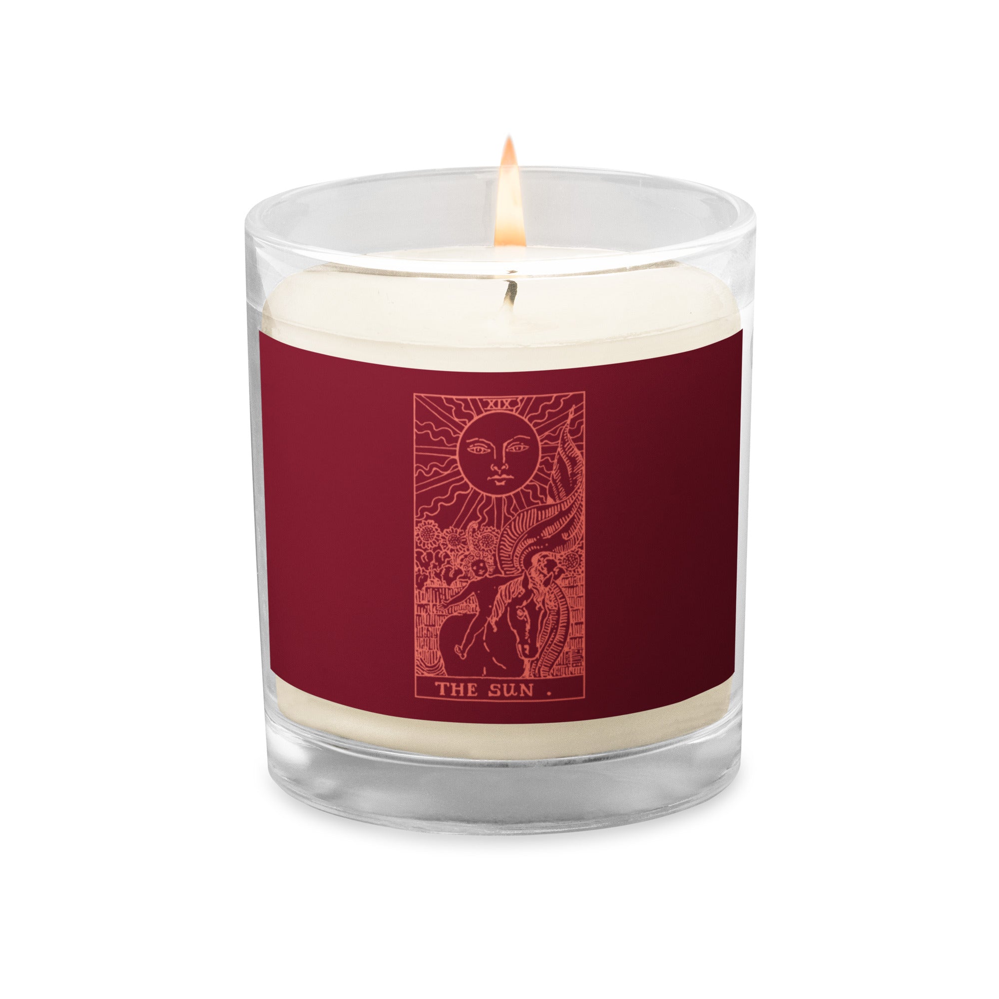 The Sun Tarot Card Scentless Soy Candle