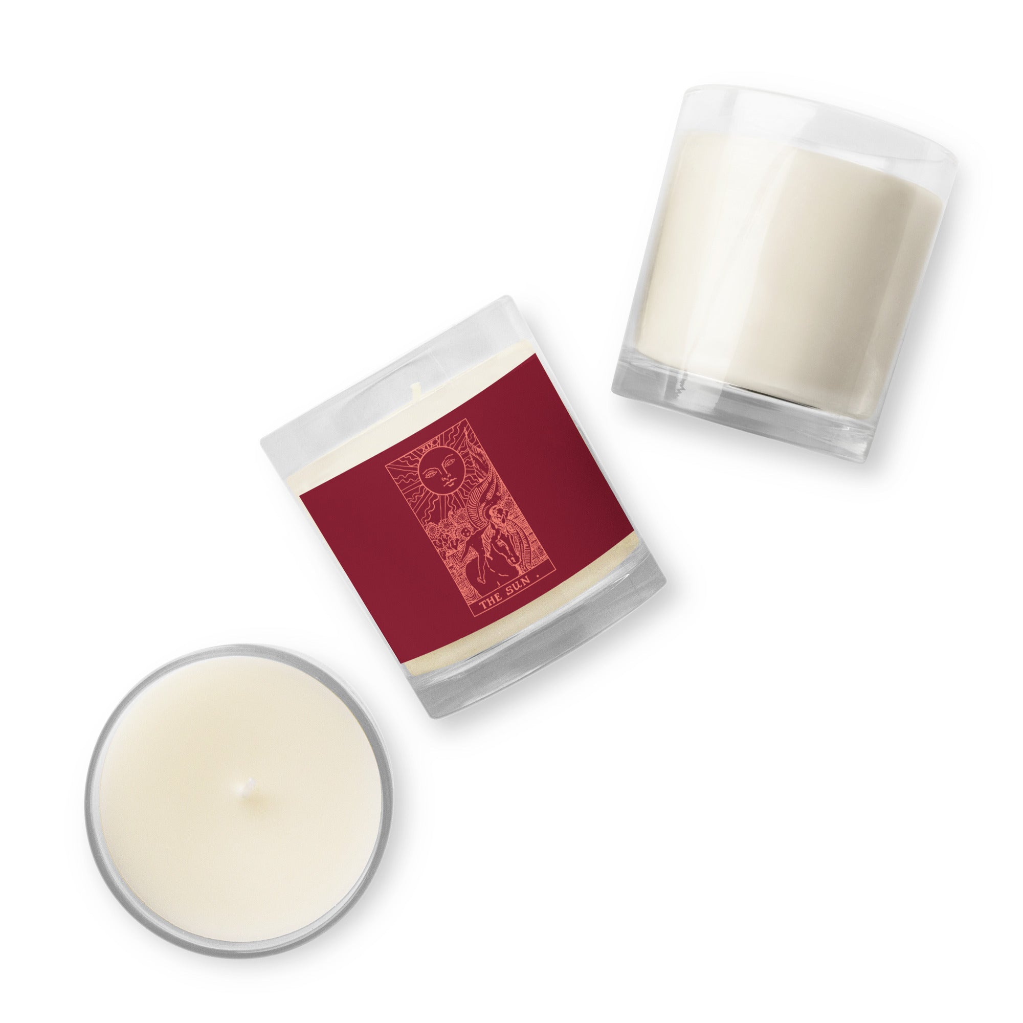 The Sun Tarot Card Scentless Soy Candle