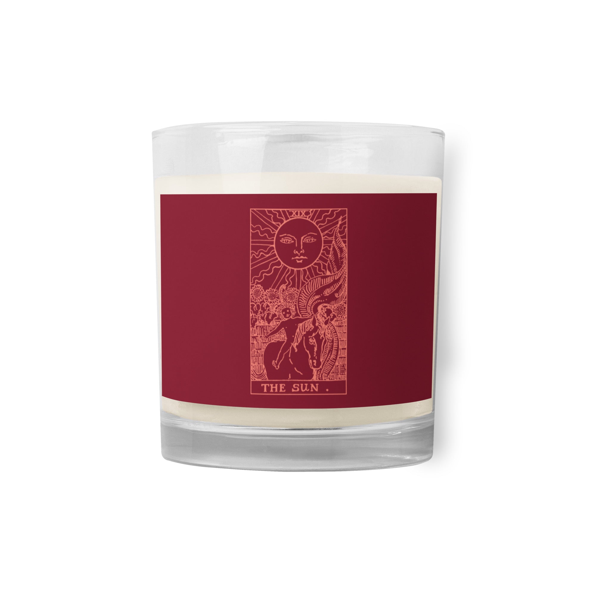 The Sun Tarot Card Scentless Soy Candle