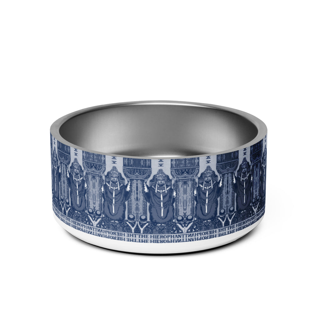 The Hierophant Tarot Card Pet Bowl