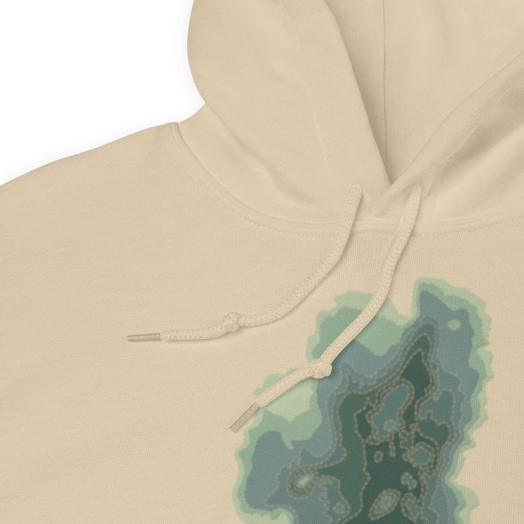 Green Tahoe Depth Map Hoodie