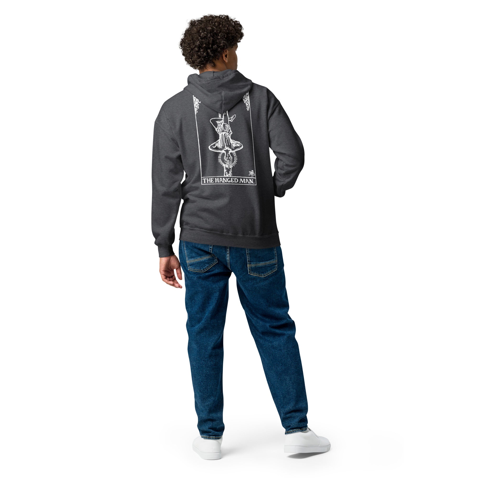 The Hanged Man Tarot Card Zip up Hoodie