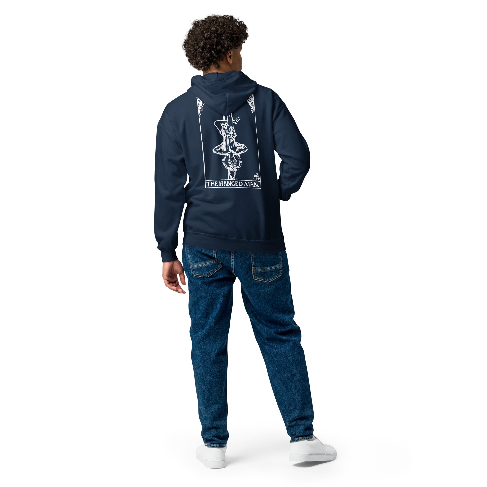 The Hanged Man Tarot Card Zip up Hoodie