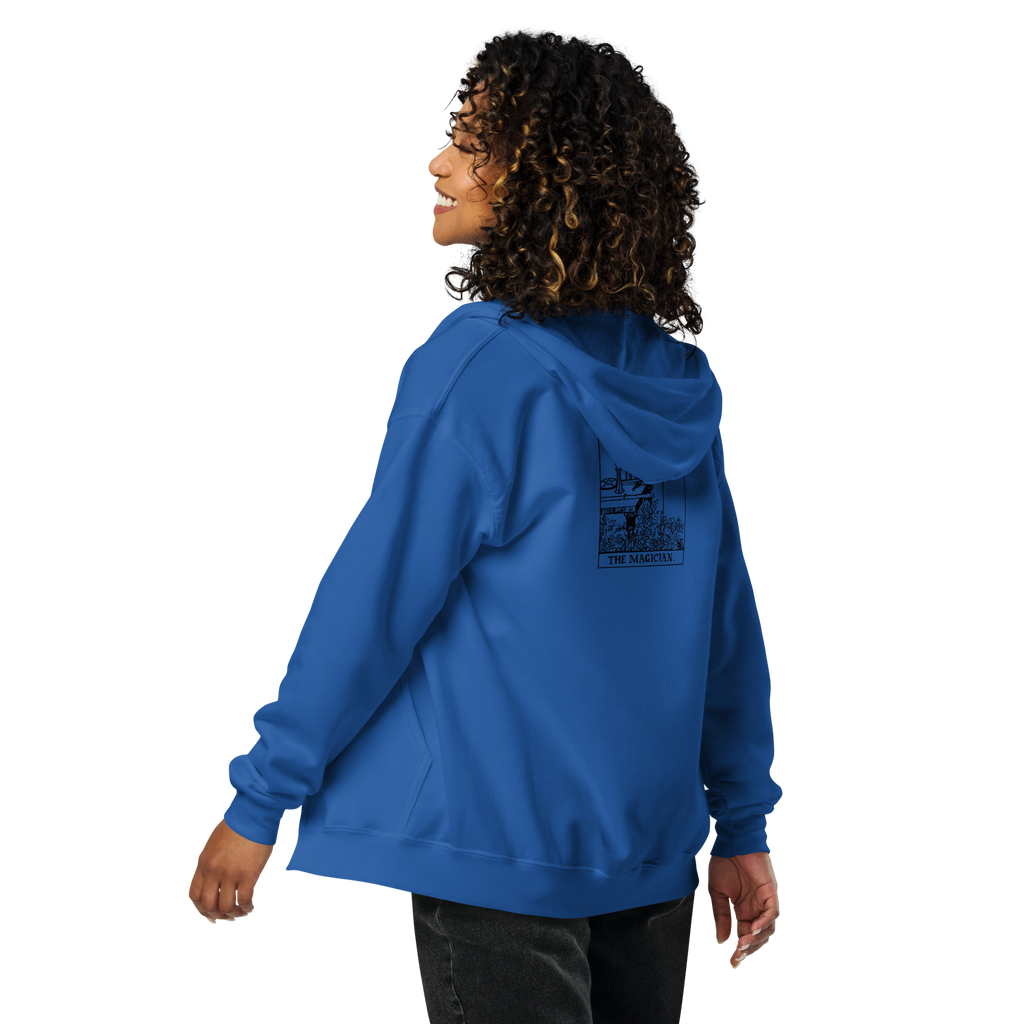 The Magician Tarot Card Zip up Hoodie