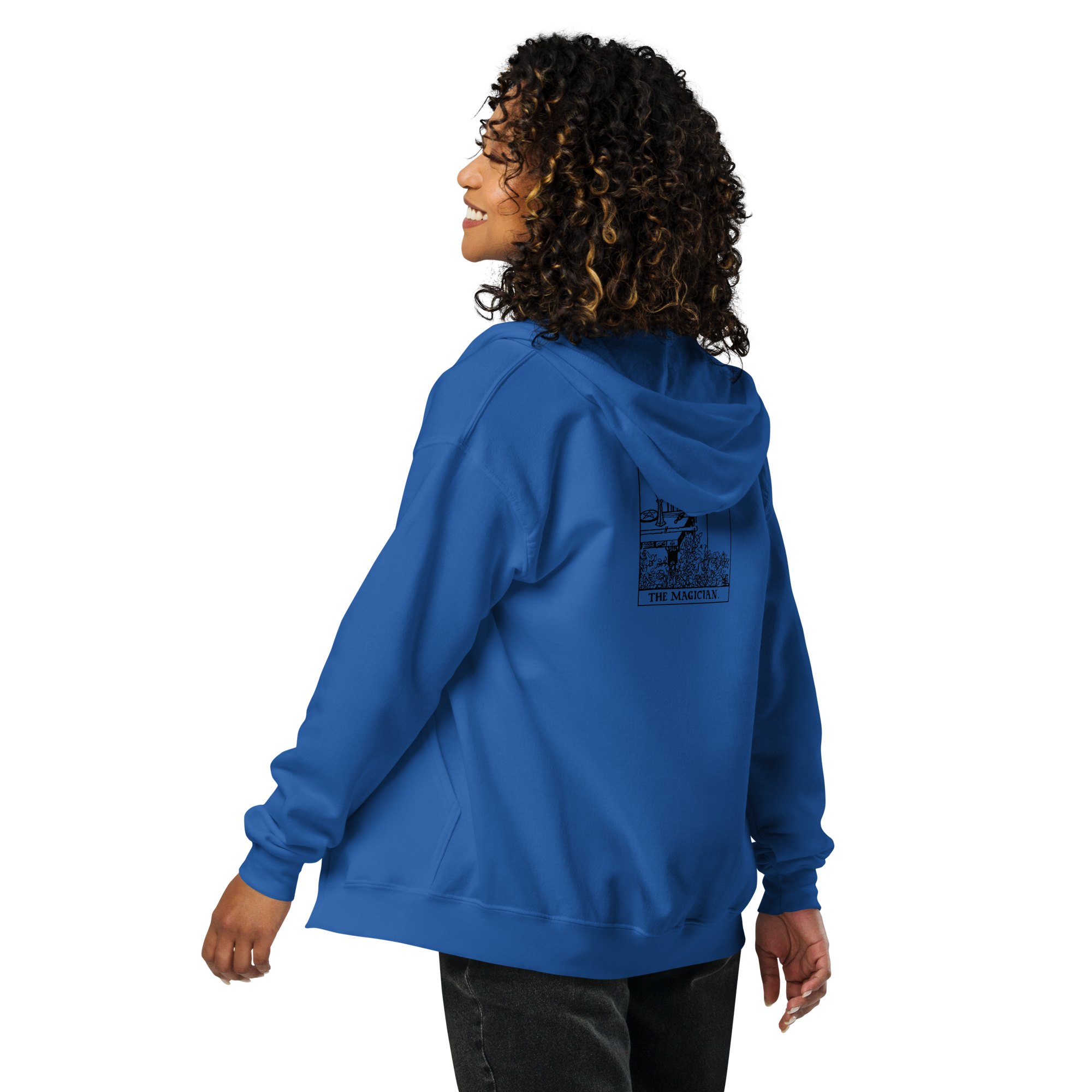 The Magician Tarot Card Zip up Hoodie
