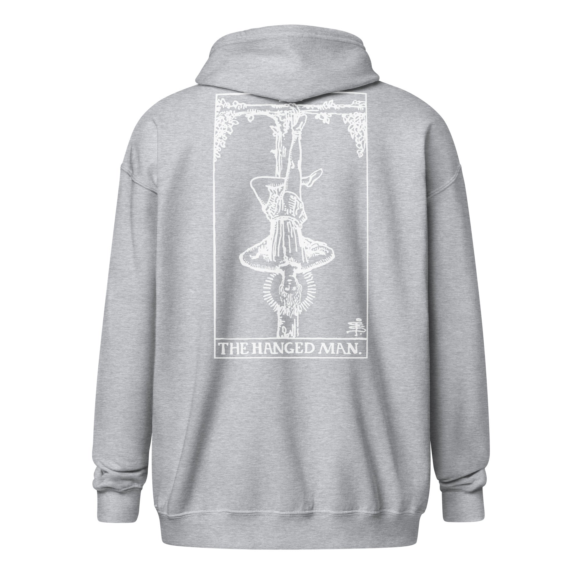 The Hanged Man Tarot Card Zip up Hoodie