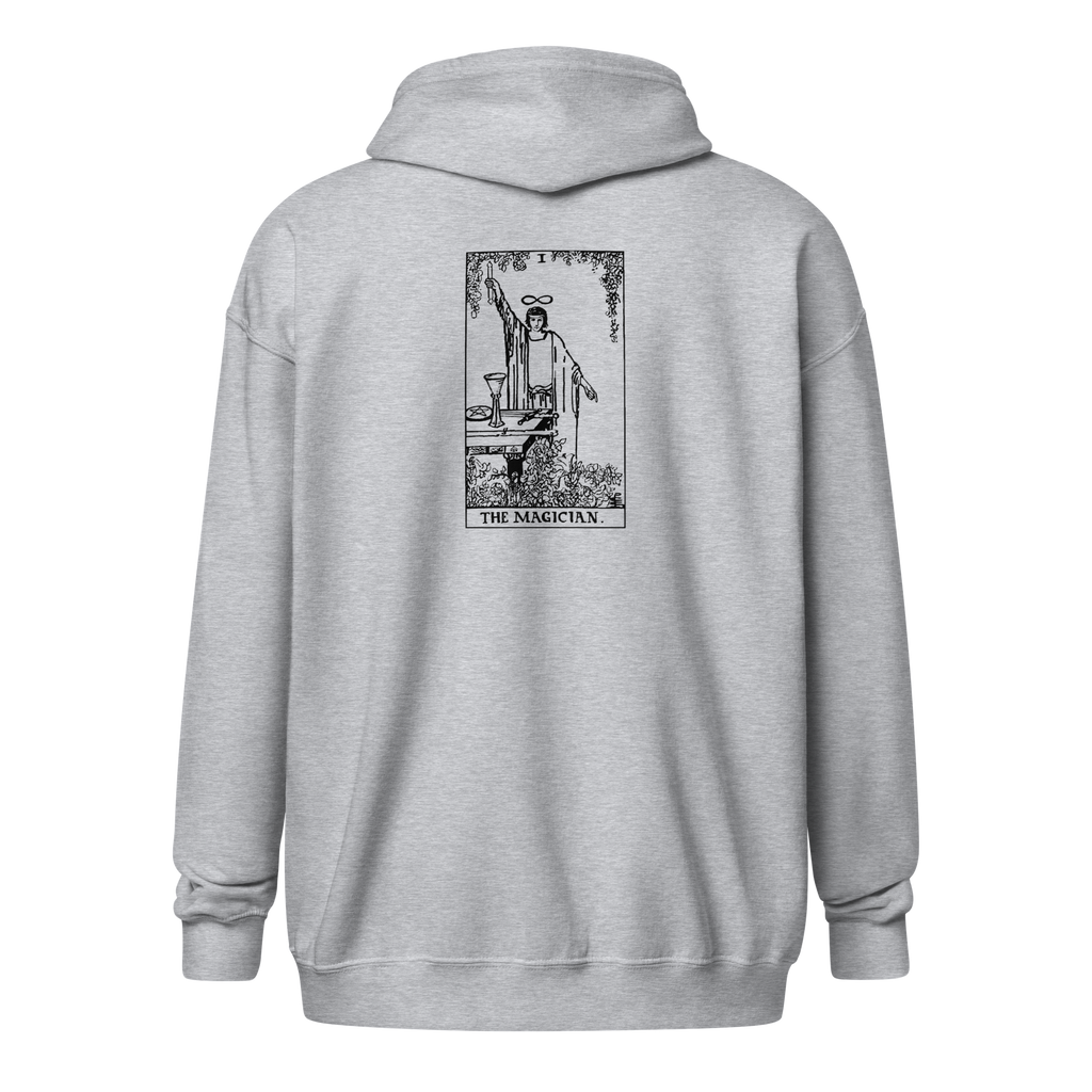 The Magician Tarot Card Zip up Hoodie
