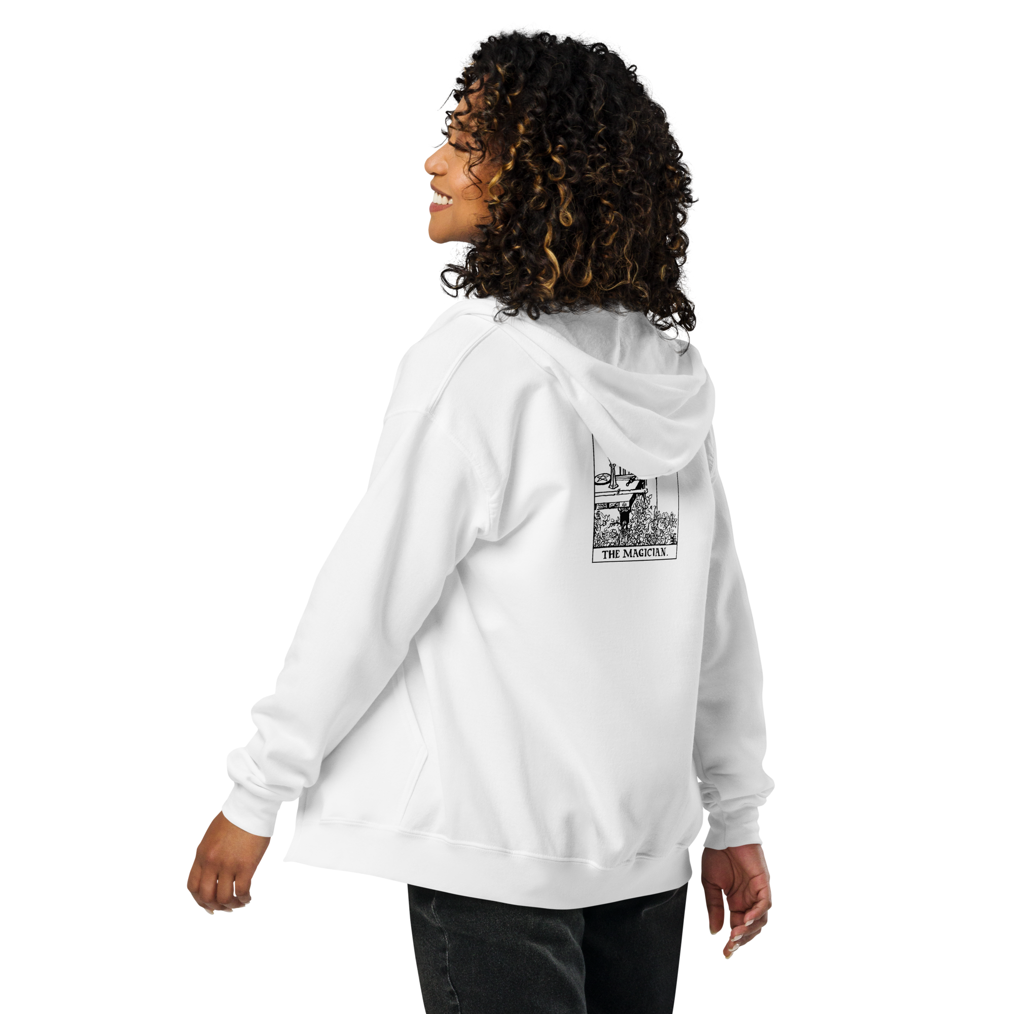 The Magician Tarot Card Zip up Hoodie