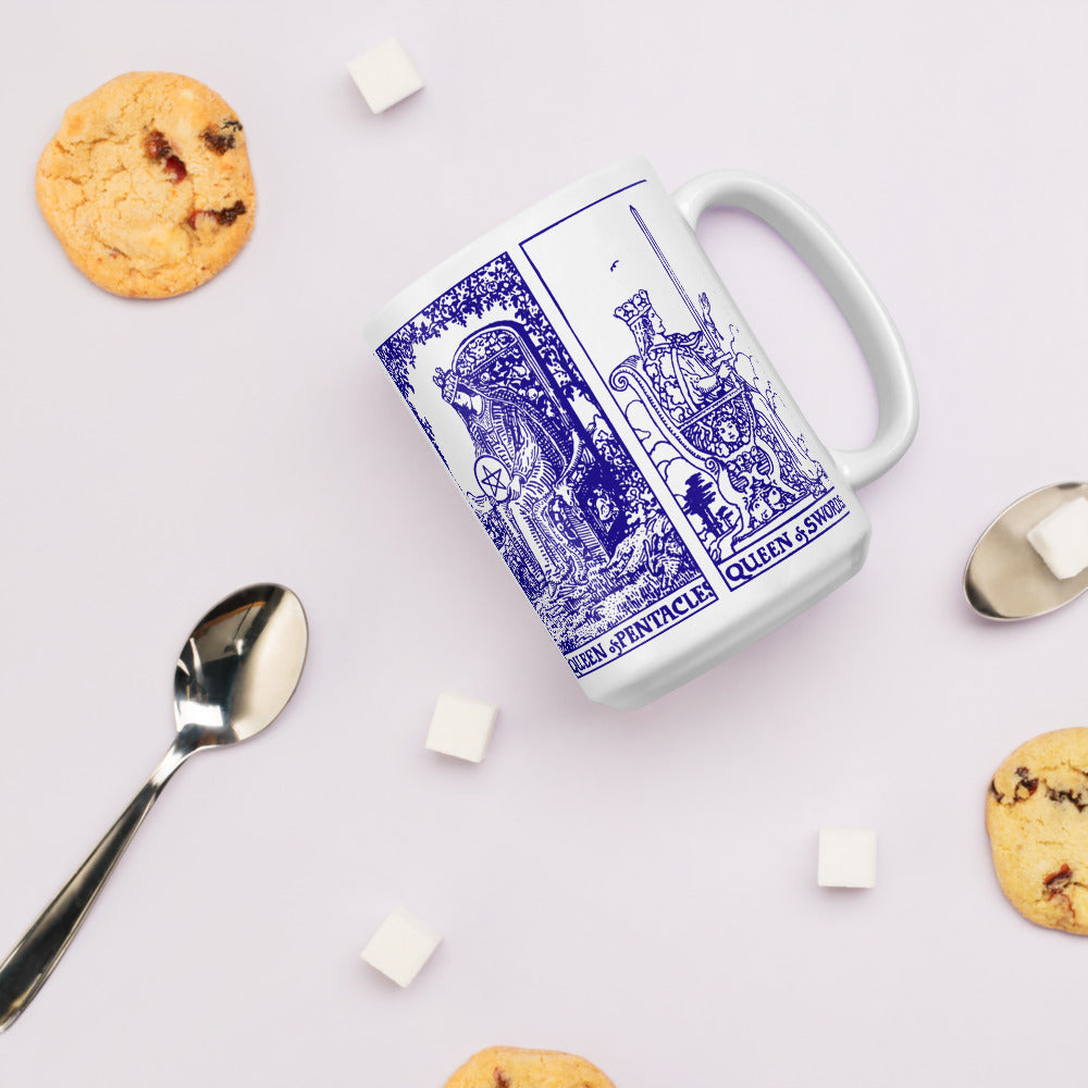 Queen Tarot Cards 15 oz Coffee Mug