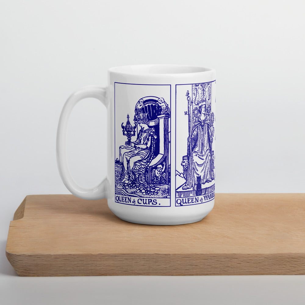 Queen Tarot Cards 15 oz Coffee Mug