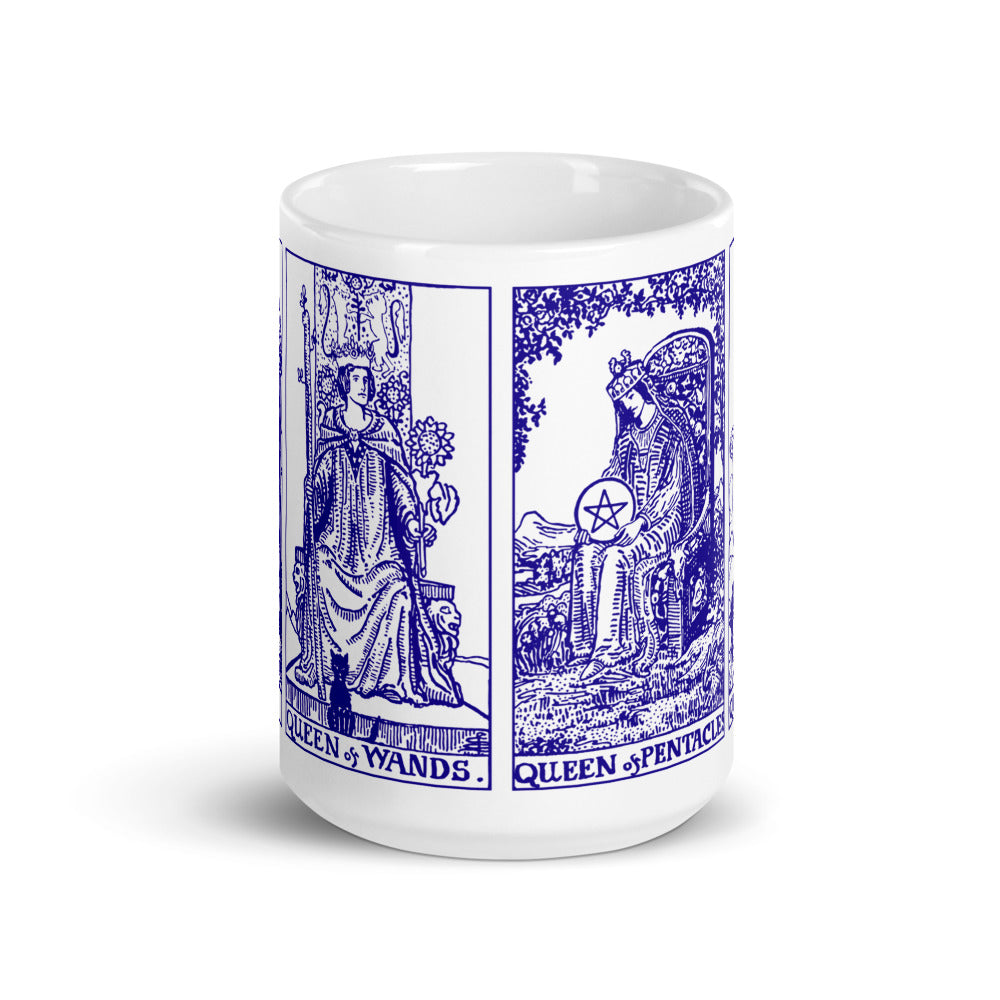 Queen Tarot Cards 15 oz Coffee Mug