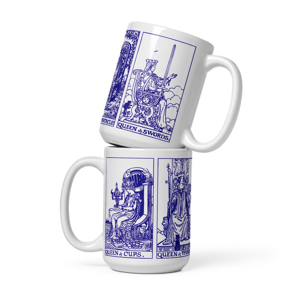 Queen Tarot Cards 15 oz Coffee Mug