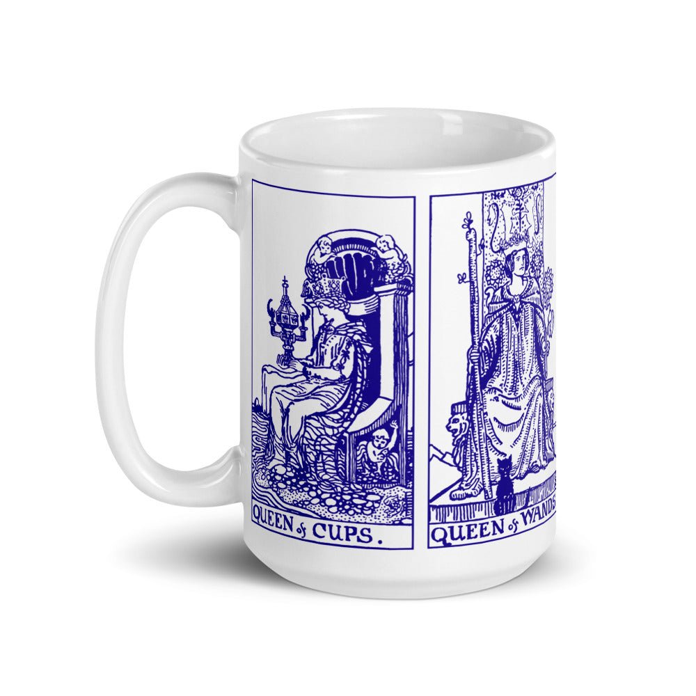 Queen Tarot Cards 15 oz Coffee Mug