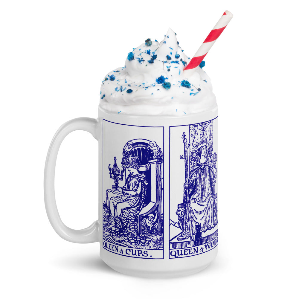 Queen Tarot Cards 15 oz Coffee Mug