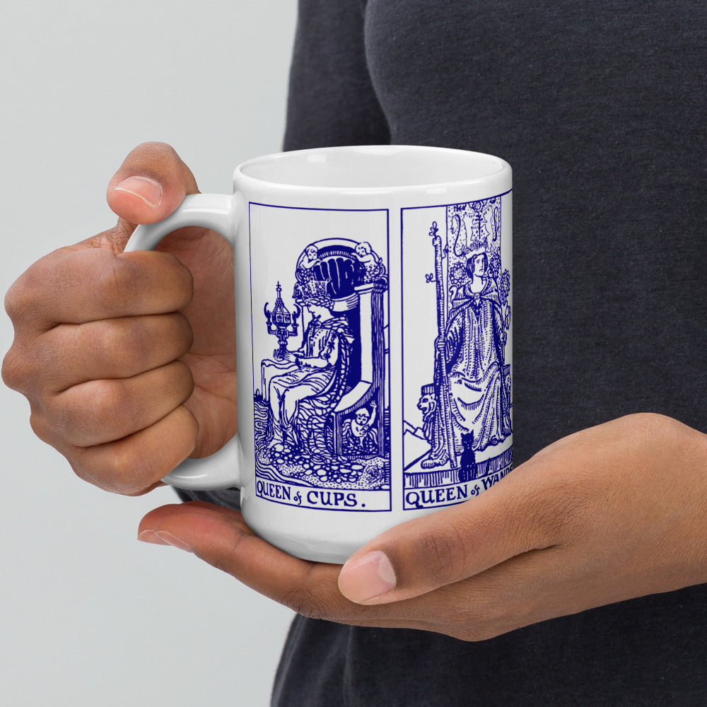 Queen Tarot Cards 15 oz Coffee Mug