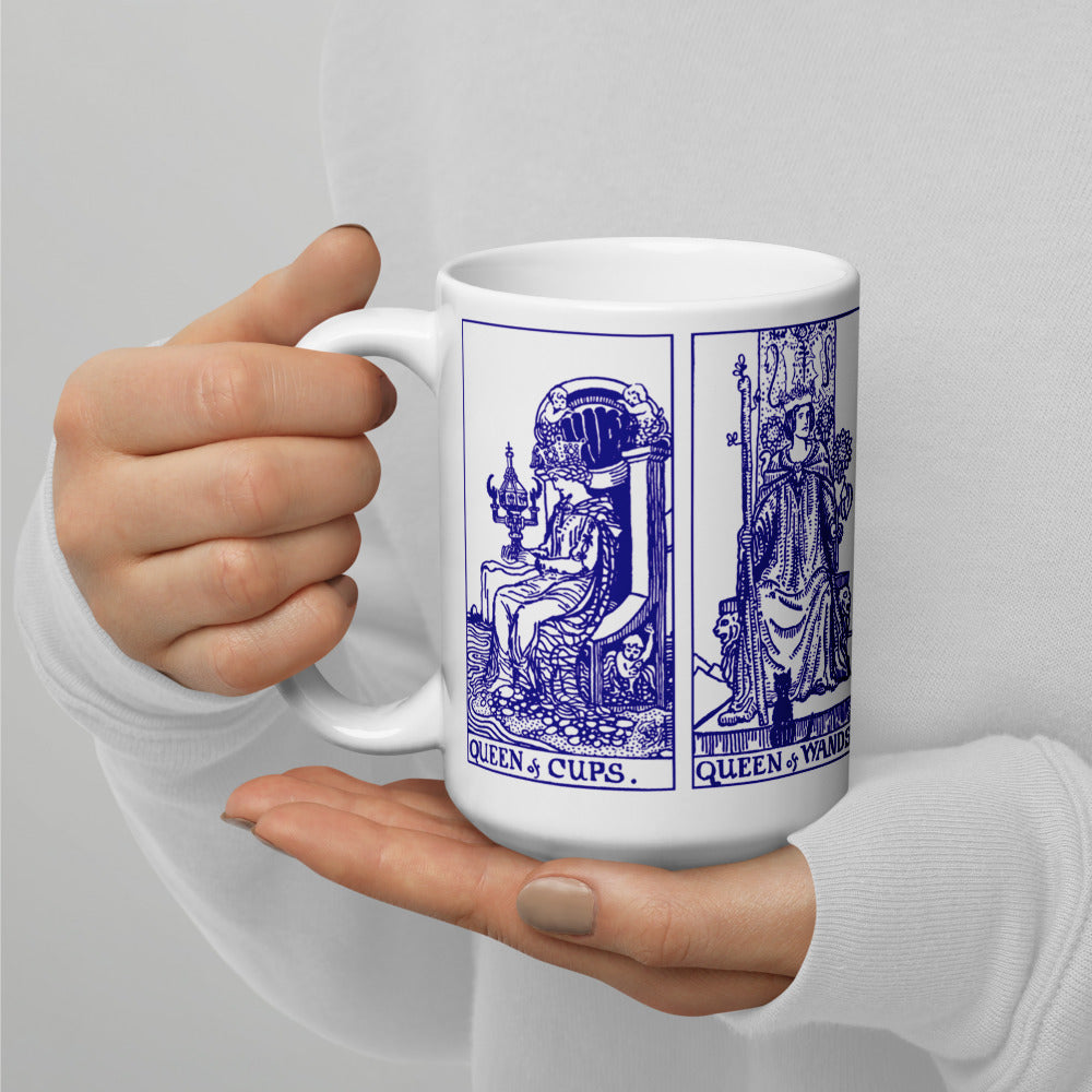 Queen Tarot Cards 15 oz Coffee Mug