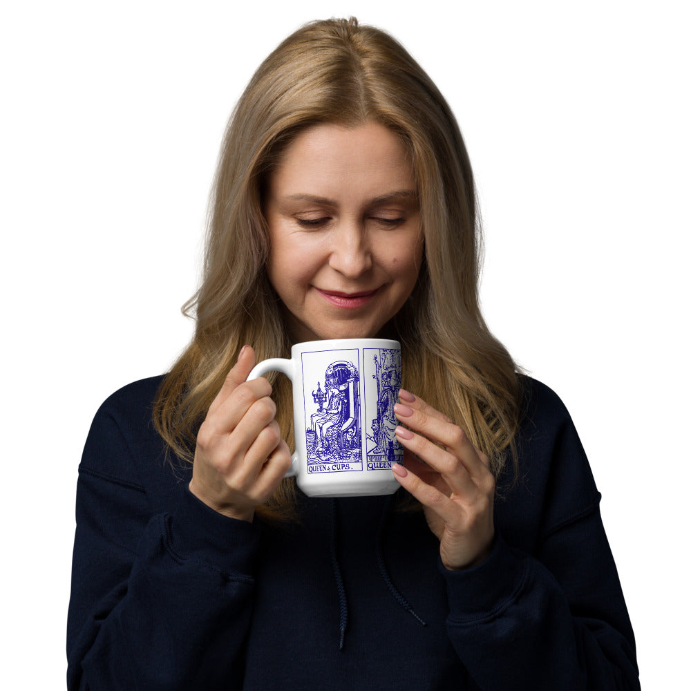 Queen Tarot Cards 15 oz Coffee Mug